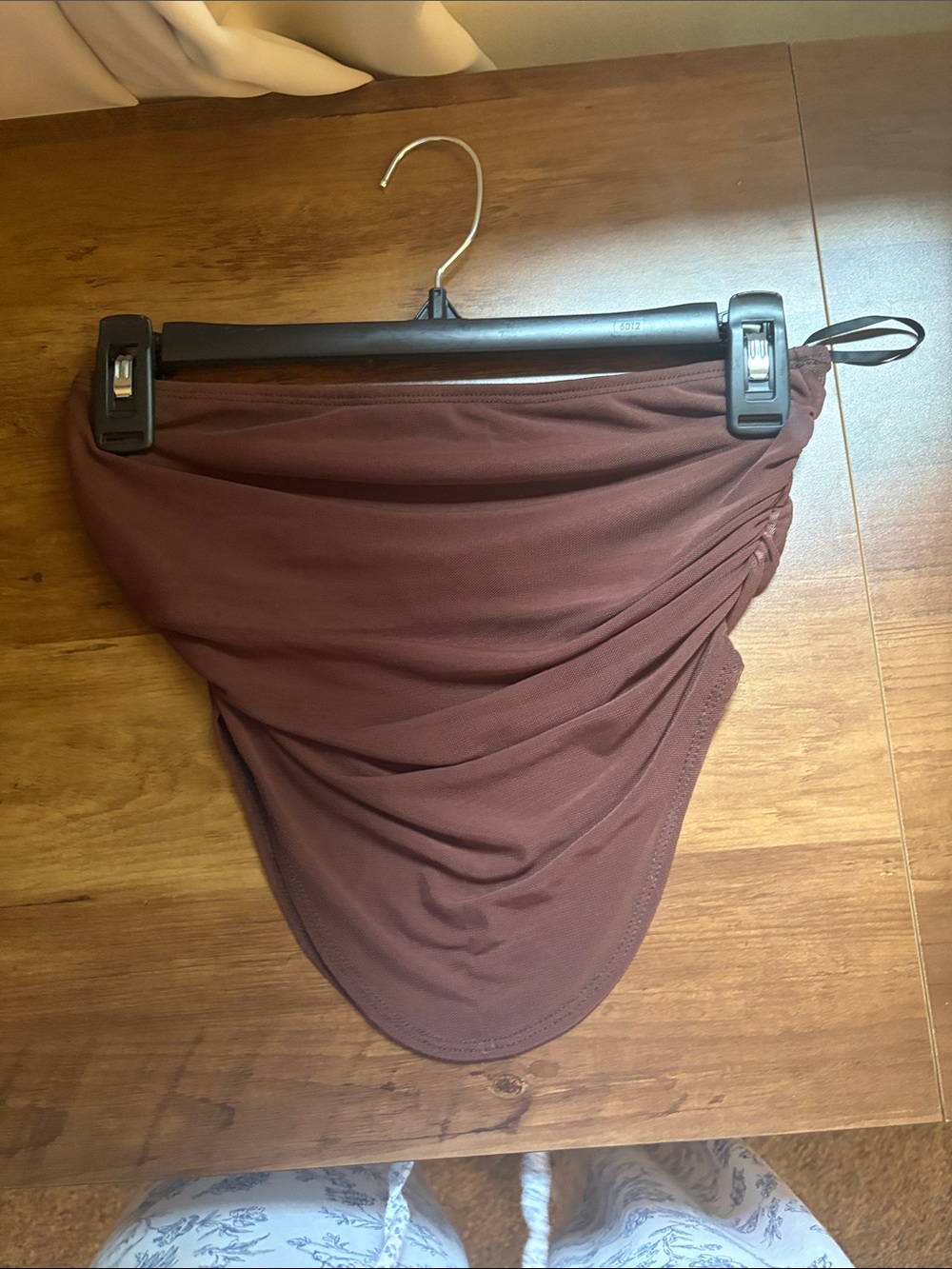 Brown Top Sheer Belly